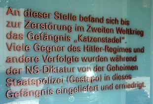 Gedenktafel